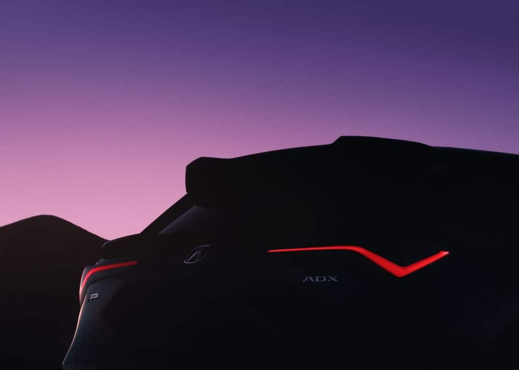 Acura ADX presenta características premium de primer nivel para la totalmente nueva SUV de entrada a la marca Acura