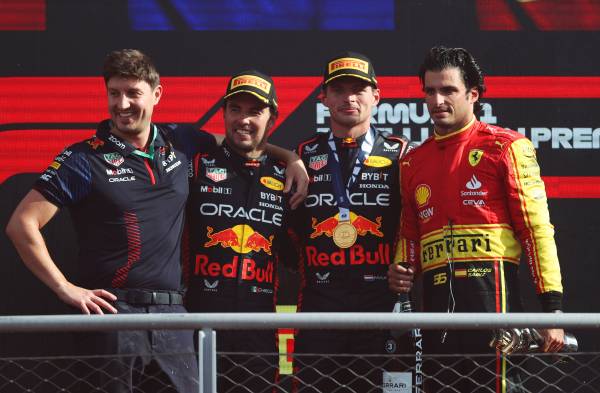 Verstappen y Pérez terminan 1-2 en el Gran Premio de Italia
