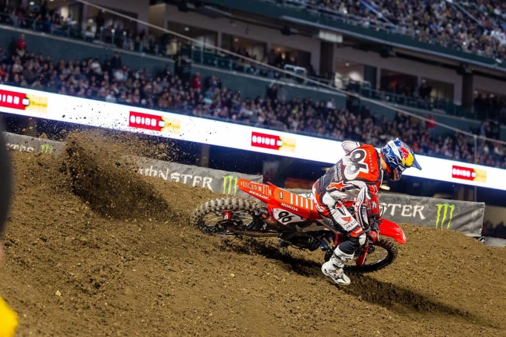 Hunter Lawrence, un segundo puesto en Anaheim 2 SX