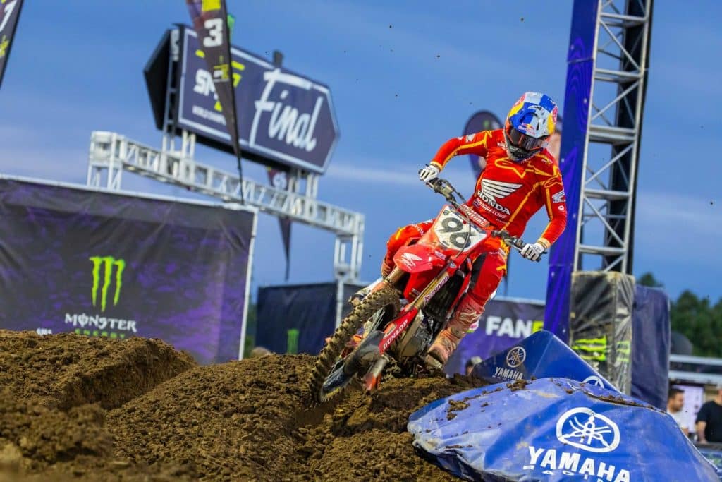 Honda HRC cierra la temporada 2026 en la final del SMX de Ridgedale