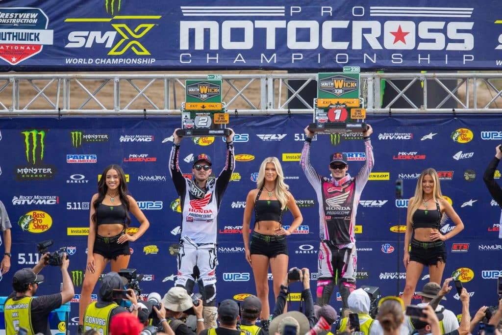 Con la victoria de Southwick en la categoría 450, Honda HRC Progressive sigue invicta