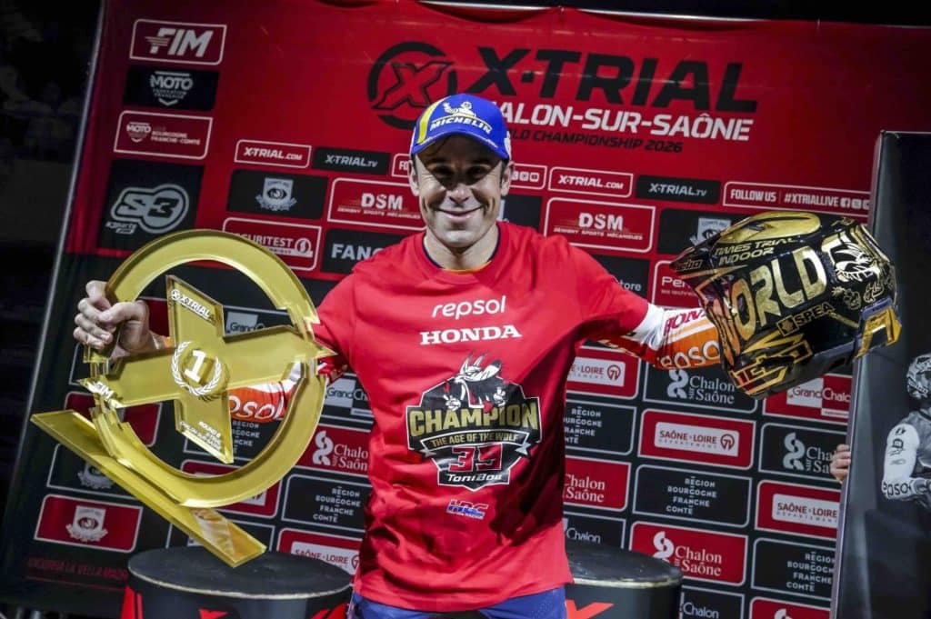 Toni Bou gana su vigésimo título consecutivo del Campeonato del Mundo FIM X-Trial