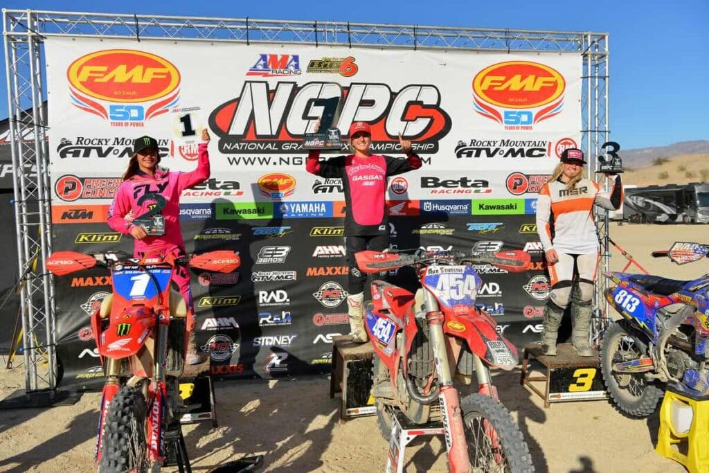 Tercer victoria consecutiva de la AMA NGPC para Mikayla Nielsen