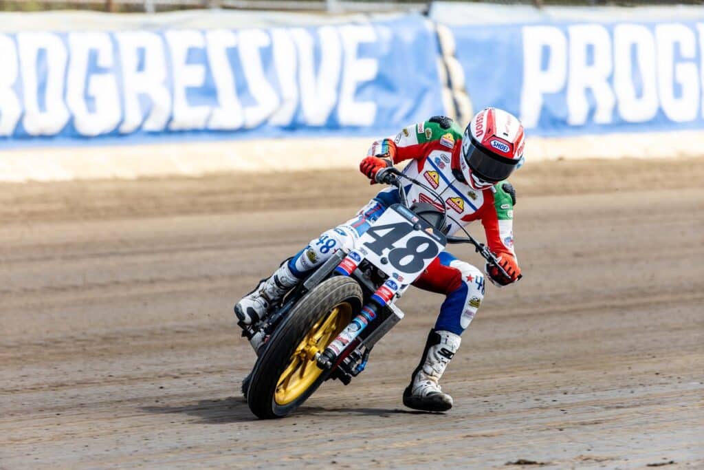 Honda consigue una histórica victoria en Flat Track