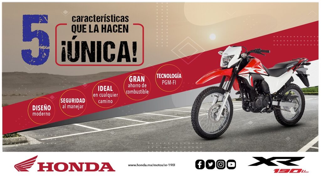 5 características que hacen única a la Honda XR190L