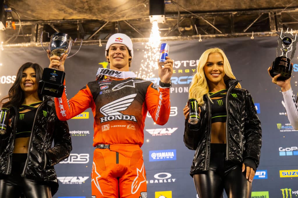 Jett Lawrence logra su cuarta victoria de la temporada en Seattle SX