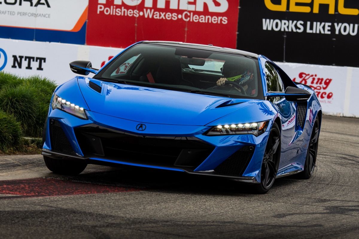 Record Breaker: Long Beach Blue Acura NSX Type S Sets New Long Beach Production Car Lap Record