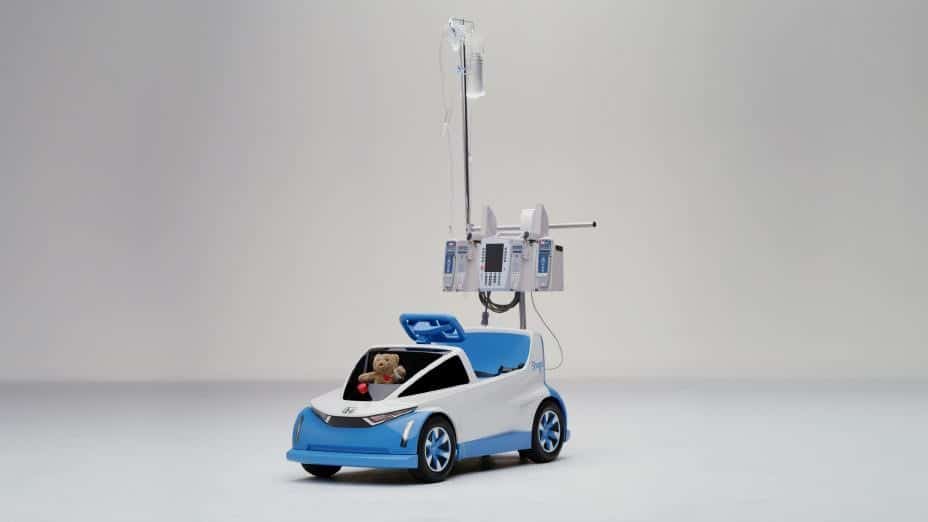 El vehículo eléctrico Shogo de Honda trae alegría a niños hospitalizados