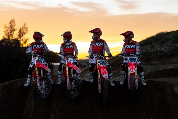 FXR Chaparral Honda (from L): Jerry Robin, Coty Schock, Justin S