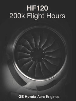 Los motores HF120® de HondaJet superan las 200,000 horas de vuelo