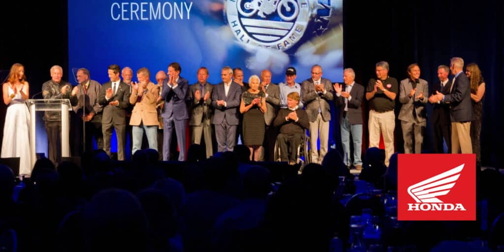 Honda, patrocinador principal de la ceremonia de ingreso al Salón de la Fama de la Motocicleta de la AMA.