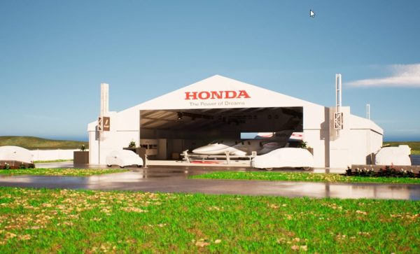 Honda Aircraft Booth Rendering –