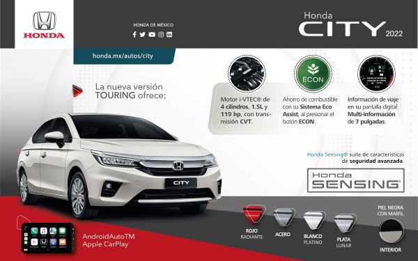 Honda City 2022_Touring_Infografía
