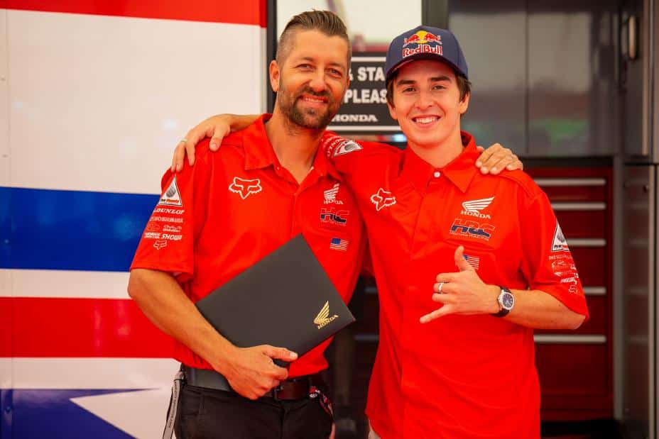 Honda extiende contrato con Hunter Lawrence