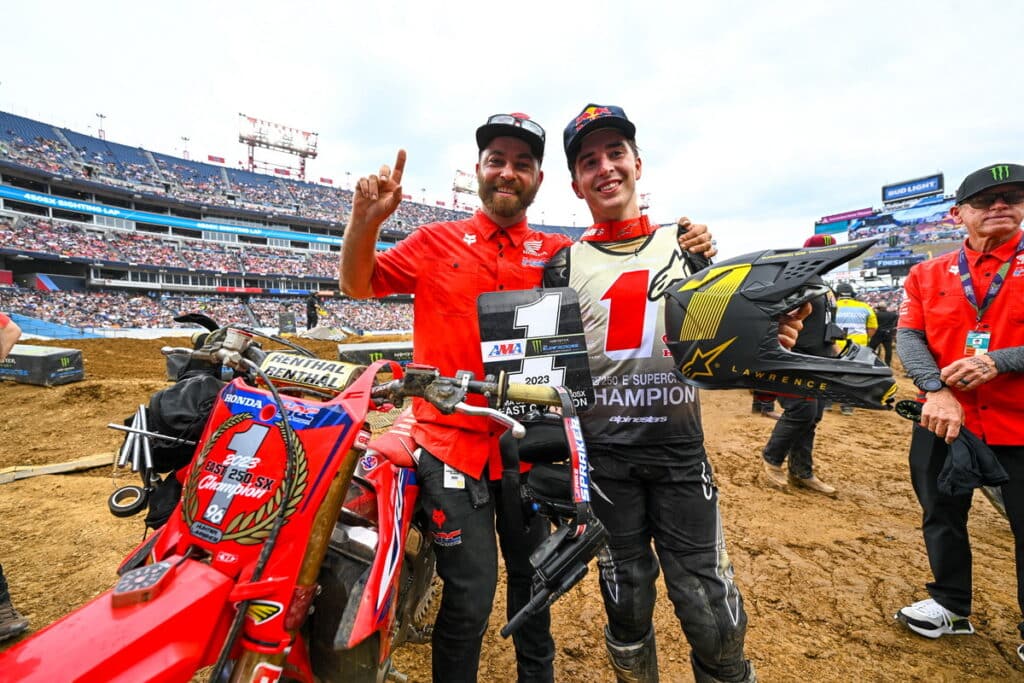 Hunter Lawrence gana el Campeonato de la Región Este 2023 AMA 250SX