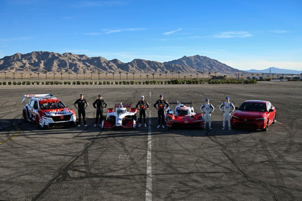 Honda reúne vehículos híbridos y pilotos emblemáticos en Las Vegas