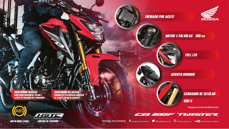 Llega la esperada Honda CB300F Twister a México