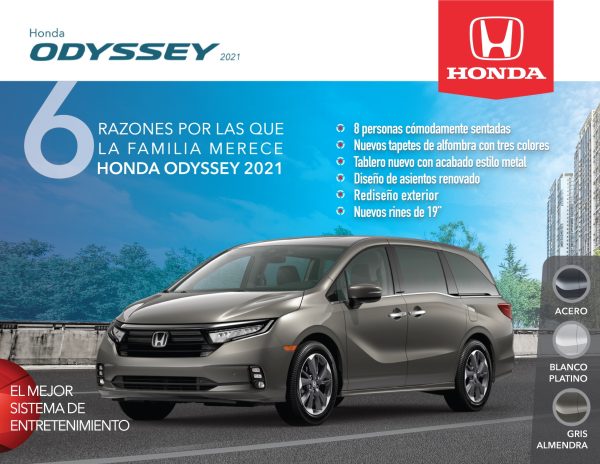 Infografía Odyssey 2021 F1