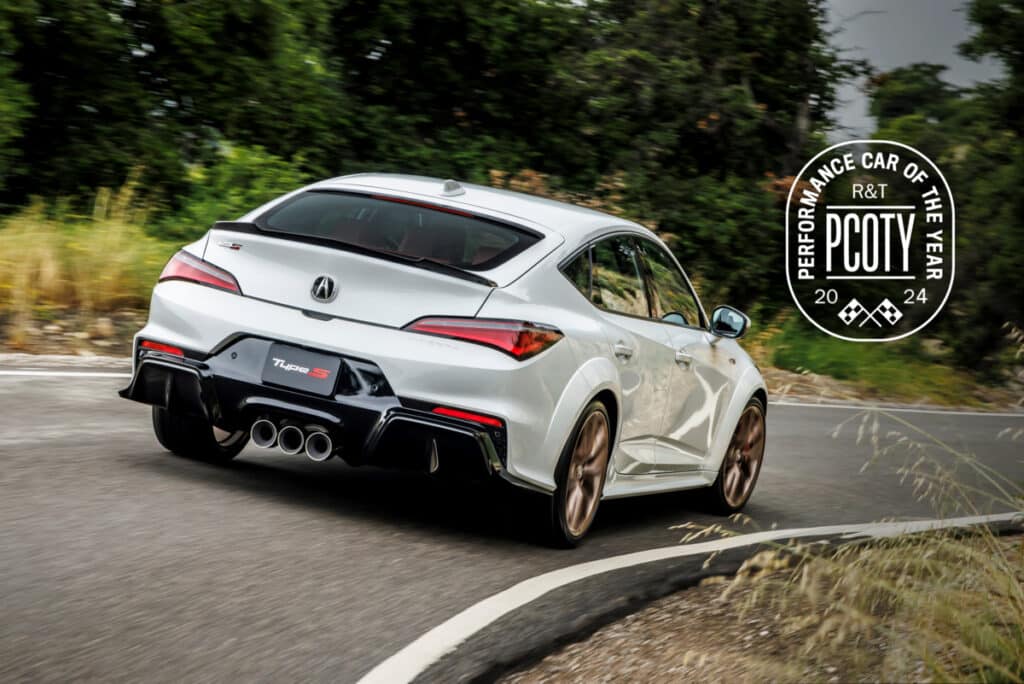 Acura Integra Type S gana el premio Performance Car of the Year 2024
