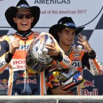 Marquez y Pedrosa Podio