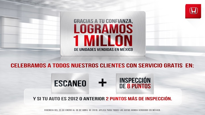Servicio Honda_Un millon