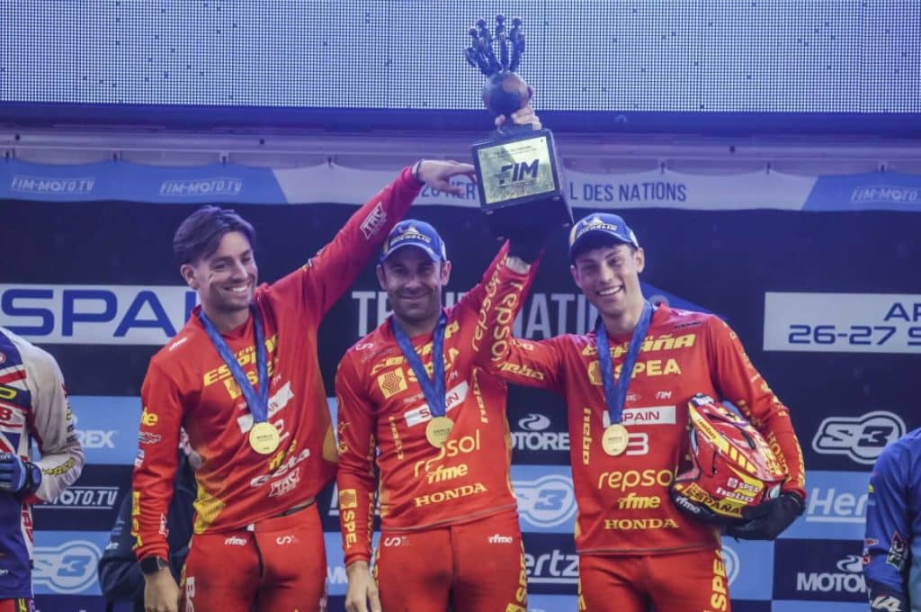 Toni Bou y Gabriel Marcelli le dan a España el Trial de las Naciones 2026