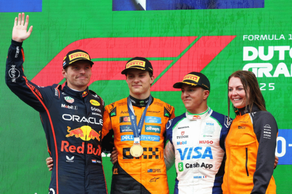Verstappen termina segundo y Hadjar consigue su primer podio en la F1