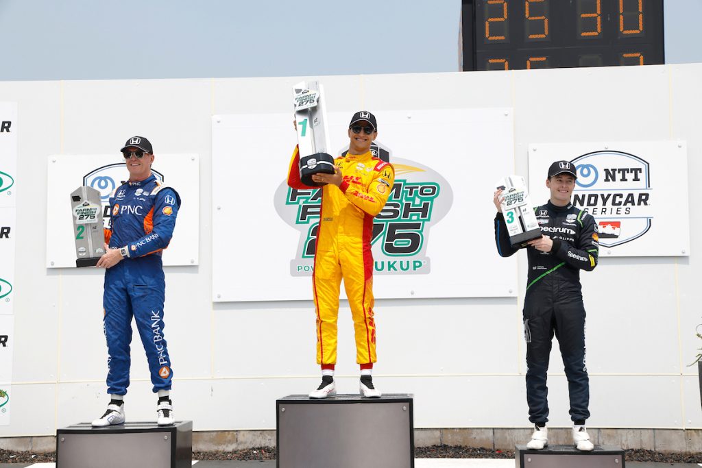 Honda domina el podio de Iowa