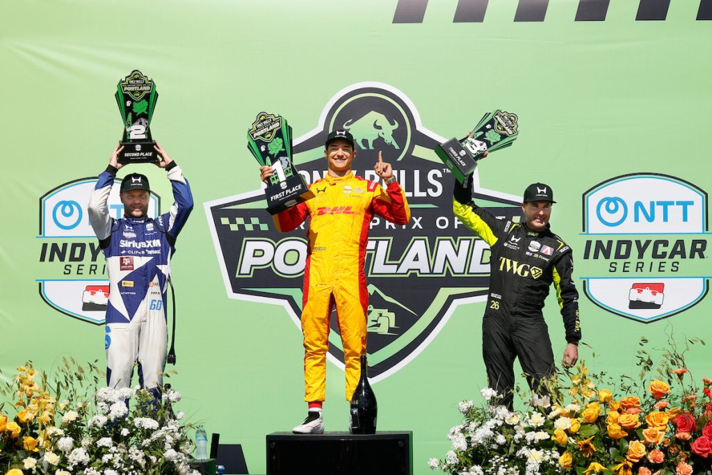 Alex Palou gana en Portland y Honda domina el podio
