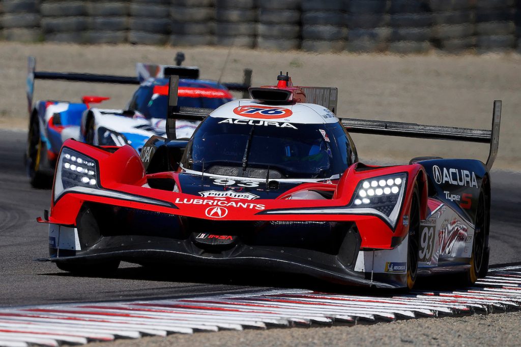 Acura MSR se sitúa entre los cinco primeros lugares en Laguna Seca