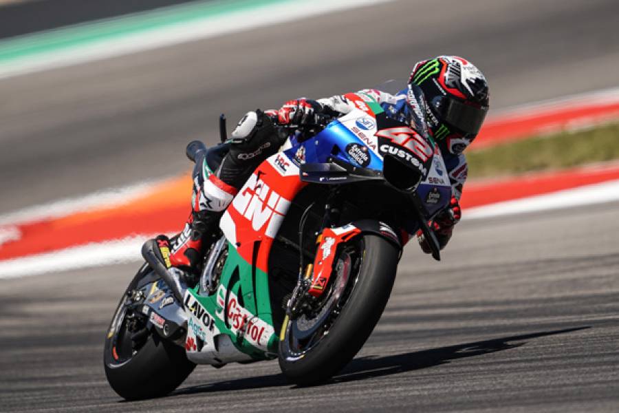 Alex Rins da la victoria a Honda con un brillante desempeño en COTA